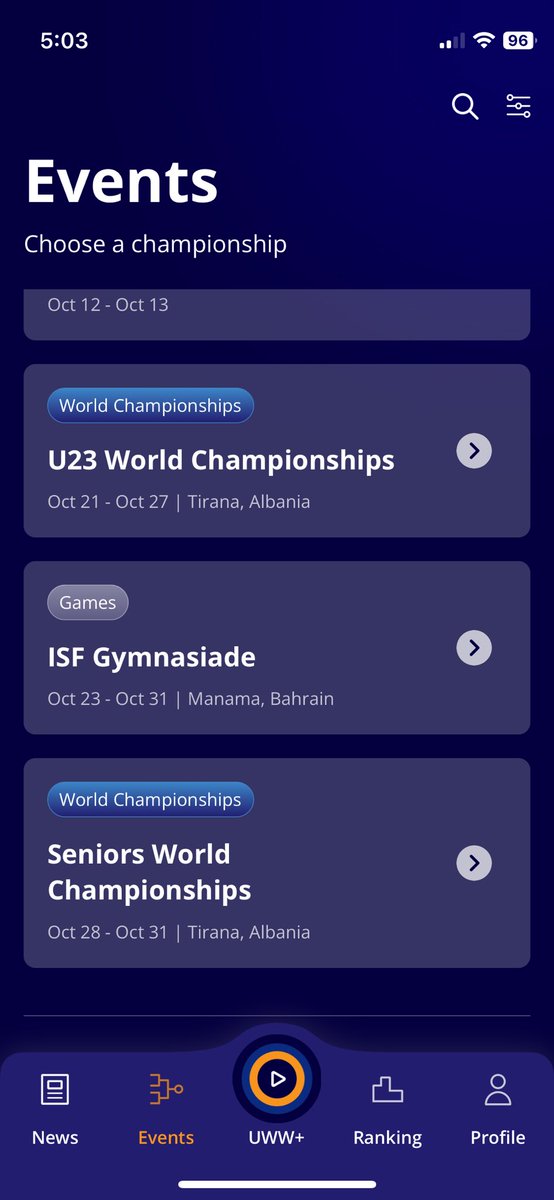 So…can an athlete wrestle in both U23 and NOW worlds? Same location, consecutive weeks.
