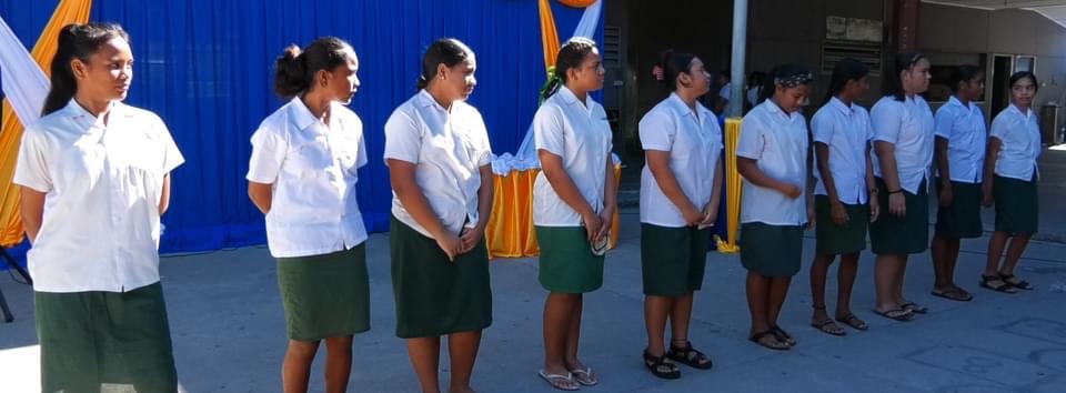 PPacref's tweet photo. Congratulations 👏🏾  leaders of #Nauru on being inducted as school prefects . 
#PacREF will ensure Regional School Leadership Standards align with values and cultures of the Pacific region + expected aspirations and capabilities of school leaders. 📸 Nauru Media News https://t.co/PBLMu0FyzH