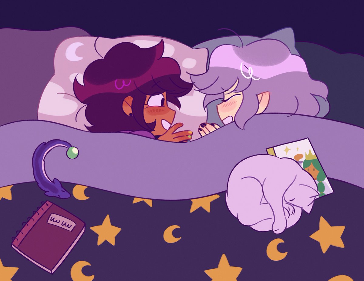 They’re having a sleepover
