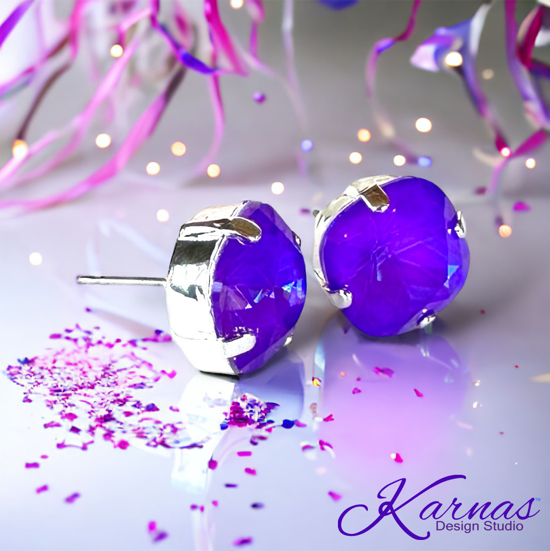 The brightest purple we've ever carried! 

#karnasdesignstudio #kds #jewelry #giftgiving #neon #earrings #jewelrystore #shoppingonline