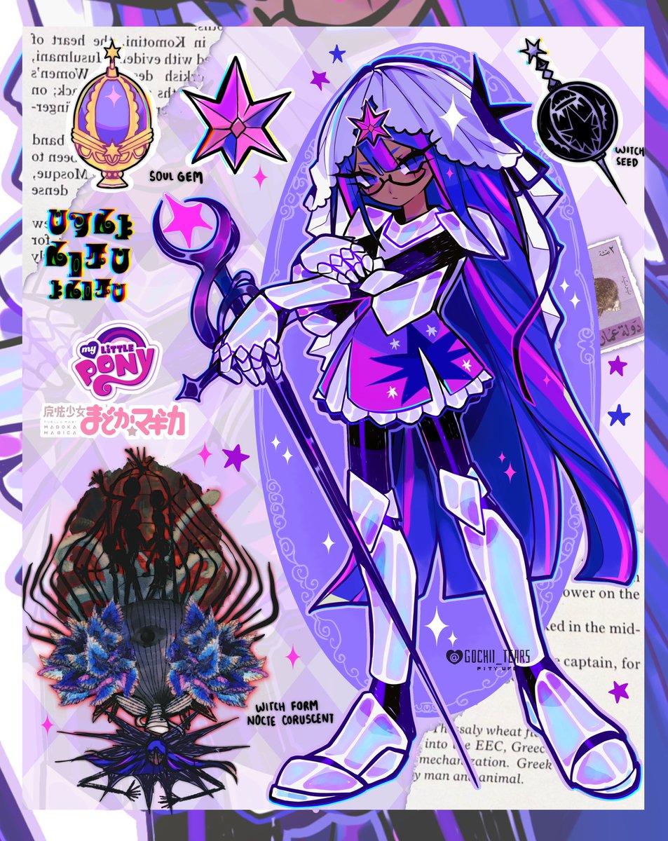 GochiiTears's tweet photo. Twilight x Madoka Mágica 💜🩷💜 https://t.co/CZH256iZno