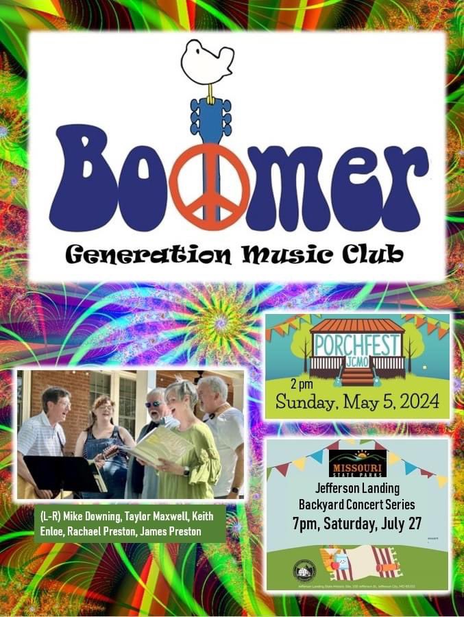 MikeDowning41's tweet photo. Looking forward to Porchfest JCMO at 2pm, Sunday, May 5 at 1009 Fairmount, and MO State Parks Backyard Concert Series on July 27, 7pm, at Jefferson Landing in beautiful downtown Jeff City.

Singing with these guys is always a blast. Come out and see us! https://t.co/Wn4dx3BPqh