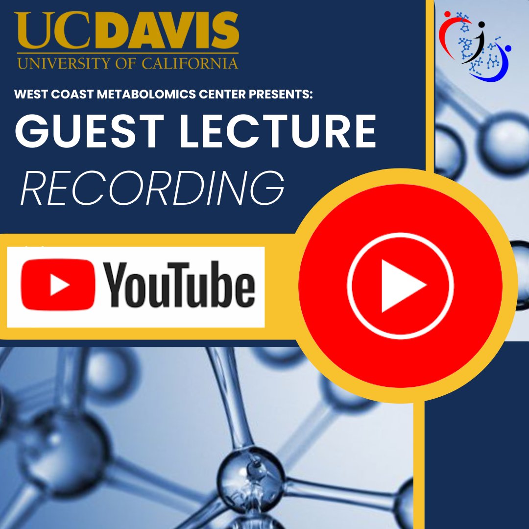 MetabolomicsUCDavis (@wcmc_ucdavis) on Twitter photo Missing a lecture? Find the lecture recording at our WCMC #YouTube channel. youtube.com/@westcoastmeta… #metabolomcis, #lipidomics, #medicine, #chemistry <a href="/ynmc_benelux/">YoungNMC</a> <a href="/BiswapriyaMisra/">Dr. Biswapriya Misra</a> <a href="/manaecm/">MANA Early Career Members Network</a> <a href="/NutriBioMet_Lab/">Nutrition, Bioactives and Metabolism Laboratory</a> <a href="/womi_x/">WomiX</a> Missing a lecture? Find the lecture recording at our WCMC #YouTube channel. youtube.com/@westcoastmeta… #metabolomcis, #lipidomics, #medicine, #chemistry <a href="/ynmc_benelux/">YoungNMC</a> <a href="/BiswapriyaMisra/">Dr. Biswapriya Misra</a> <a href="/manaecm/">MANA Early Career Members Network</a> <a href="/NutriBioMet_Lab/">Nutrition, Bioactives and Metabolism Laboratory</a> <a href="/womi_x/">WomiX</a>