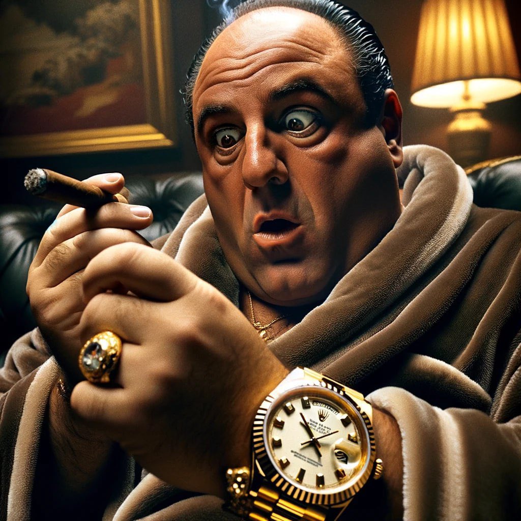 TonyDonSolprano's tweet photo. @SolanaPlays When tony figures out we're giving away one of his watches to a random holder of our token... #solprano #rolexgiveaway https://t.co/LEVokdZxpL