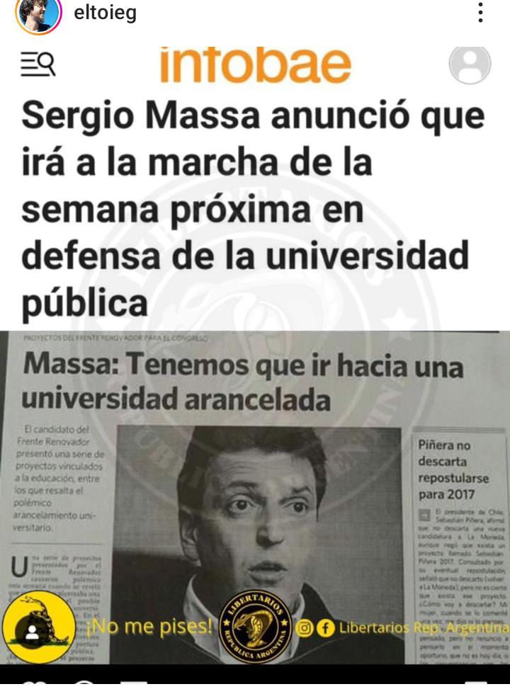 Jubileitor2016's tweet photo. @LaBugsBunnyIA #Marchak
Ahí tenes otro mentiroso serial!
Massa la quiere arancelada! https://t.co/N3R2QFGzxd