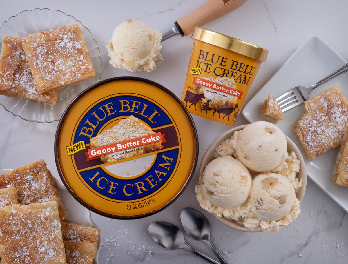 Yes, it’s delicious! 😀Have you tried our NEW Gooey Butter Cake Ice Cream? A flavorful Cake Batter Ice Cream combined with a luscious cream cheese swirl and rich, gooey butter cake pieces. Available in the half gallon and pint sizes for a limited time.