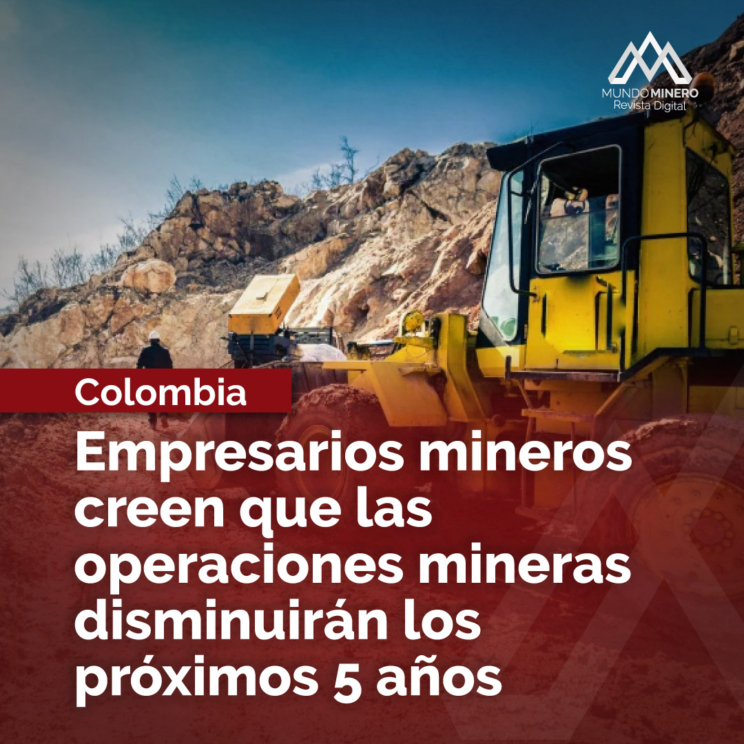 𝗔𝗰𝘁𝗼𝗿𝗲𝘀 𝘃𝗶𝗻𝗰𝘂𝗹𝗮𝗱𝗼𝘀 𝗮𝗹 𝘀𝗲𝗰𝘁𝗼𝗿 𝗺𝗶𝗻𝗲𝗿𝗼 𝘀𝗲 𝗲𝗻𝗰𝘂𝗲𝗻𝘁𝗿𝗮𝗻 𝗽𝗿𝗲𝗼𝗰𝘂𝗽𝗮𝗱𝗼𝘀 

Según el estudio denominado Brújula Minera señala que las expectativas respecto al crecimiento del sector en los 5 años son bajas 

#MundoMinero #Colombia