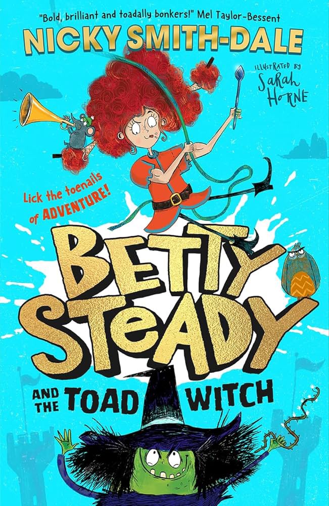 Congratulations @nickydale & @sarahhorne9 on one of the funniest children’s books I’ve ever read 💙 ‘Betty Steady and the Toad Witch’ is a beauty of a book & it was so lovely to celebrate it tonight with the dream team @FarshoreBooks.