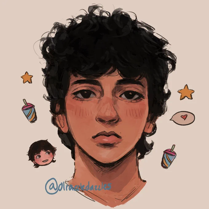 I drew THE photo of Hamzah... #slushynoobz 
