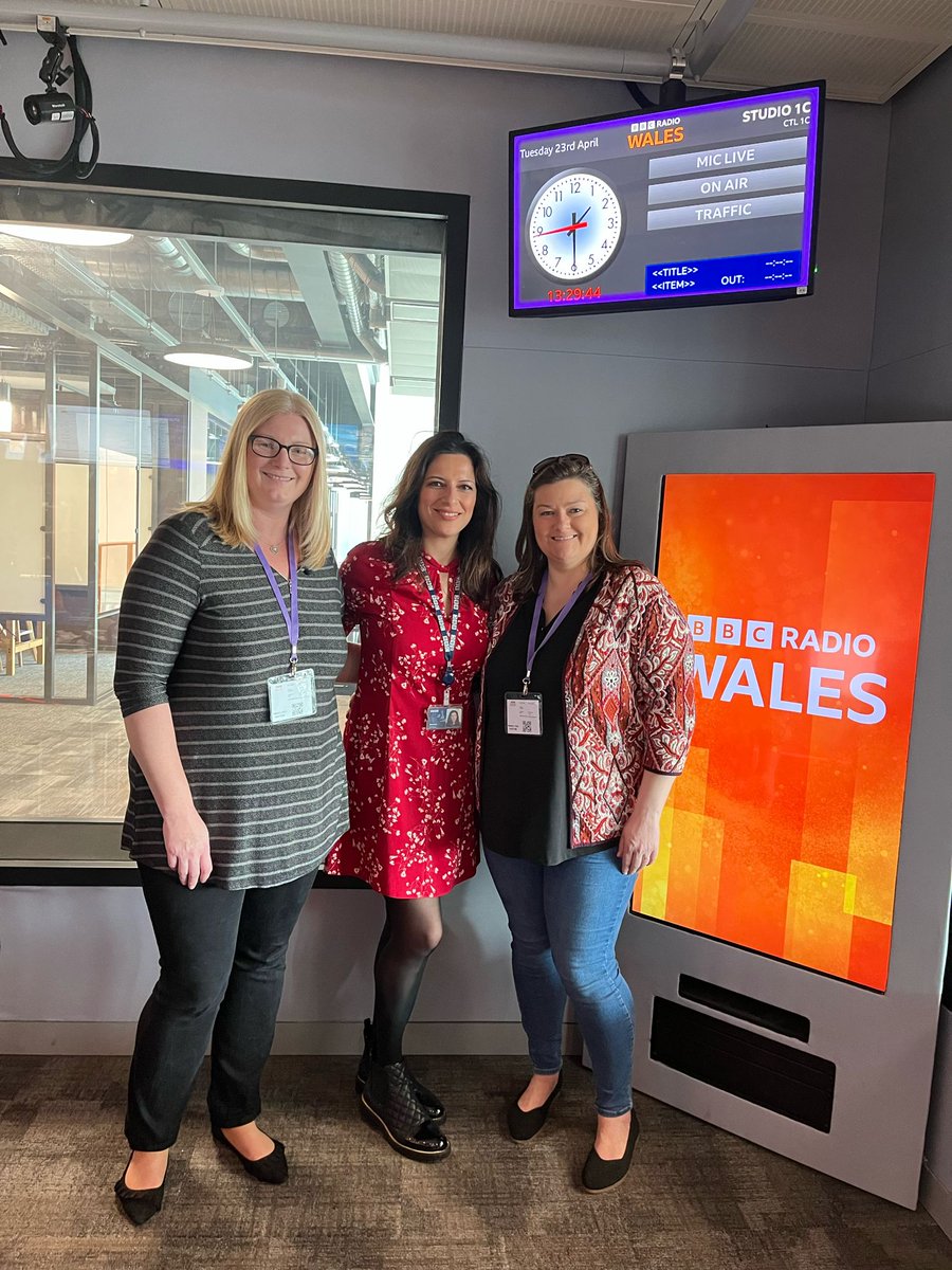 Thank you so much to @behnazakhgar & all at @BBCWales for a lovely welcome today. bbc.co.uk/sounds/play/m0… Skip to 15 mins in to hear the interview & first ever play of Never Alone (A Song For Joseph), written by @stevebalsamo & Tim Hamill, sung by Steve & Black Mountain Voices.