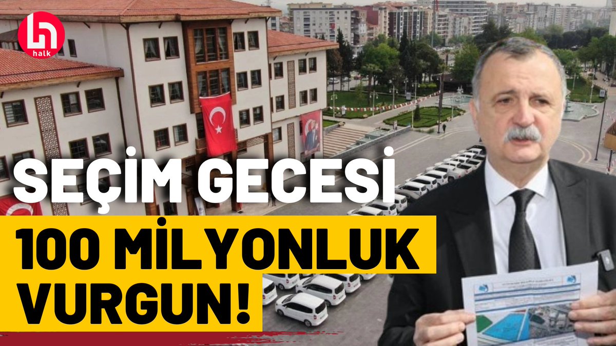 AKP'li belediyeden seçim gecesi milyonluk vurgun! Belgeler ilk kez Kayda Geçsin'de!

Şule Aydın (@aydinsule1) ile #KaydaGeçsin
@timursoykan,@muratagirel,@barispehlivan

youtu.be/co42ibpfs9k