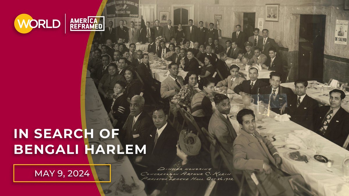 Excited to announce that 'In Search of Bengali Harlem' will have its broadcast premiere May 9 on PBS/@worldchannel's award-winning documentary series, @americareframed!! Tune in. Info: to.worldchannel.org/ARF_BengaliHar… How to Watch: bengaliharlem.com/watch/