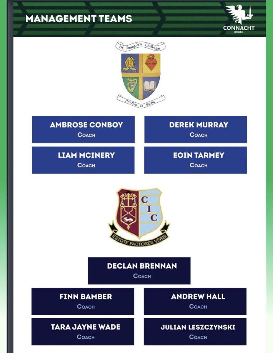 cicsummerhill's tweet image. Wishing our U14 Rugby team and their coaches the best of luck tomorrow as they take on St.Jospeh’s ‘The Bish’ in the Connacht U14 A Boys Schools Cup Final. #thismeansmore #wevegotthis