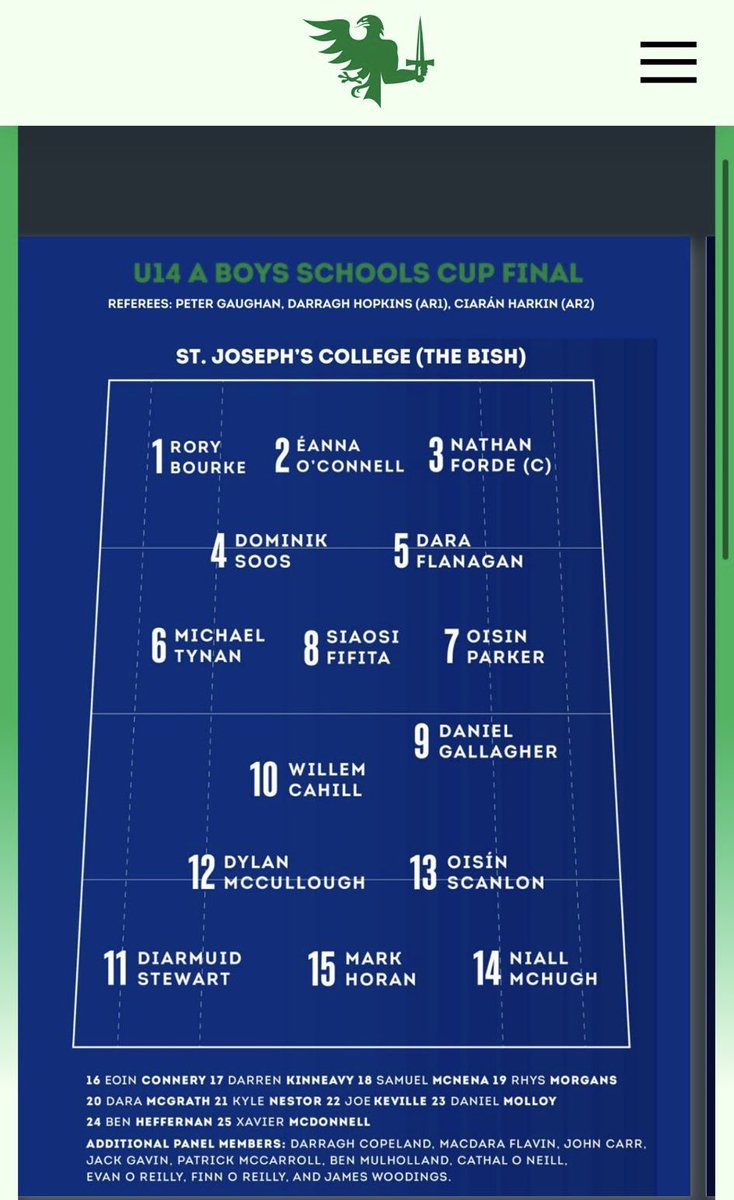 cicsummerhill's tweet image. Wishing our U14 Rugby team and their coaches the best of luck tomorrow as they take on St.Jospeh’s ‘The Bish’ in the Connacht U14 A Boys Schools Cup Final. #thismeansmore #wevegotthis