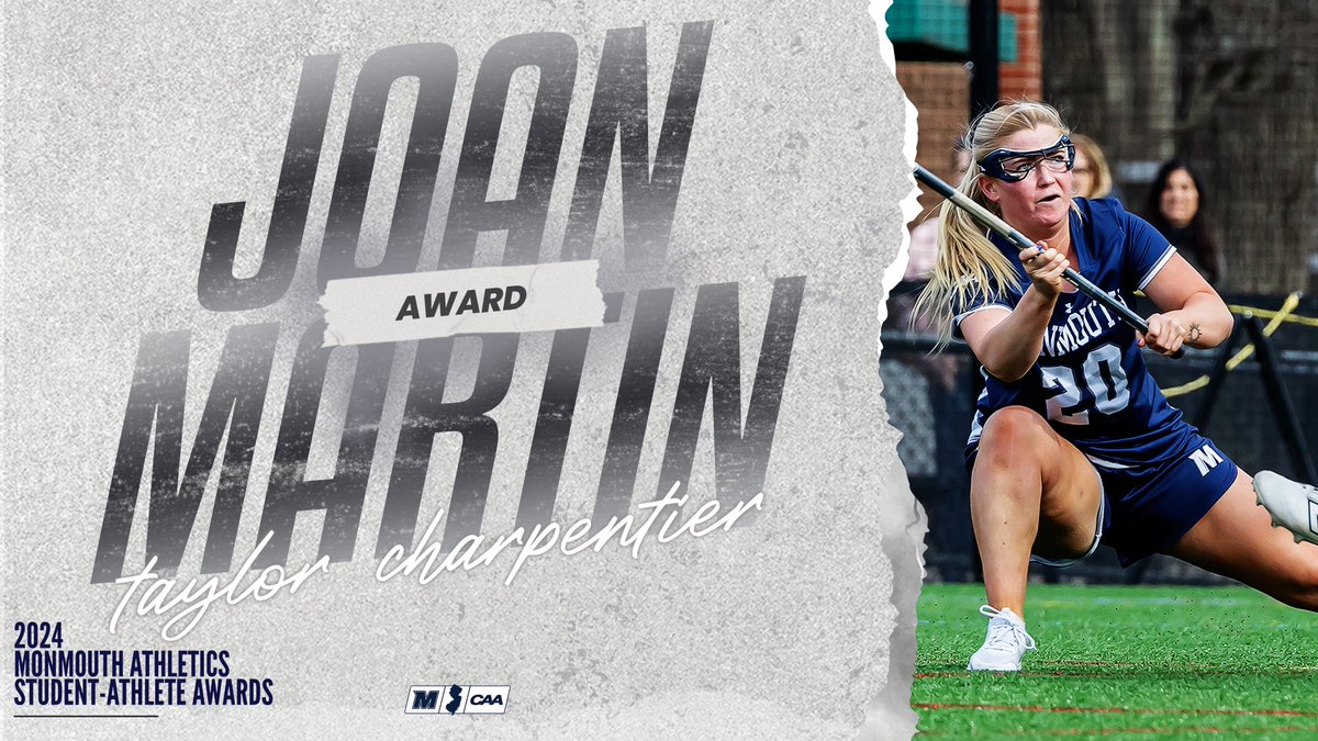 The 2024 recipient of the Joan Martin Award is Taylor Charpentier! #FlyHawks