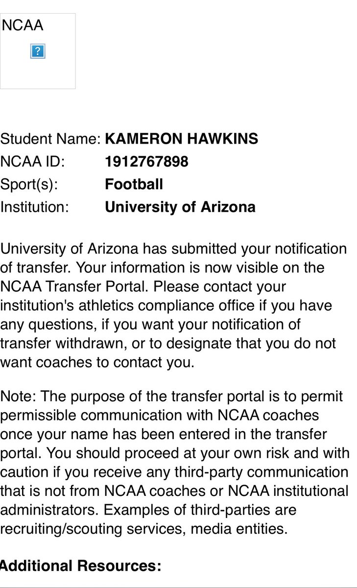 Officially in the Portal. Looking forward to an opportunity! 💯