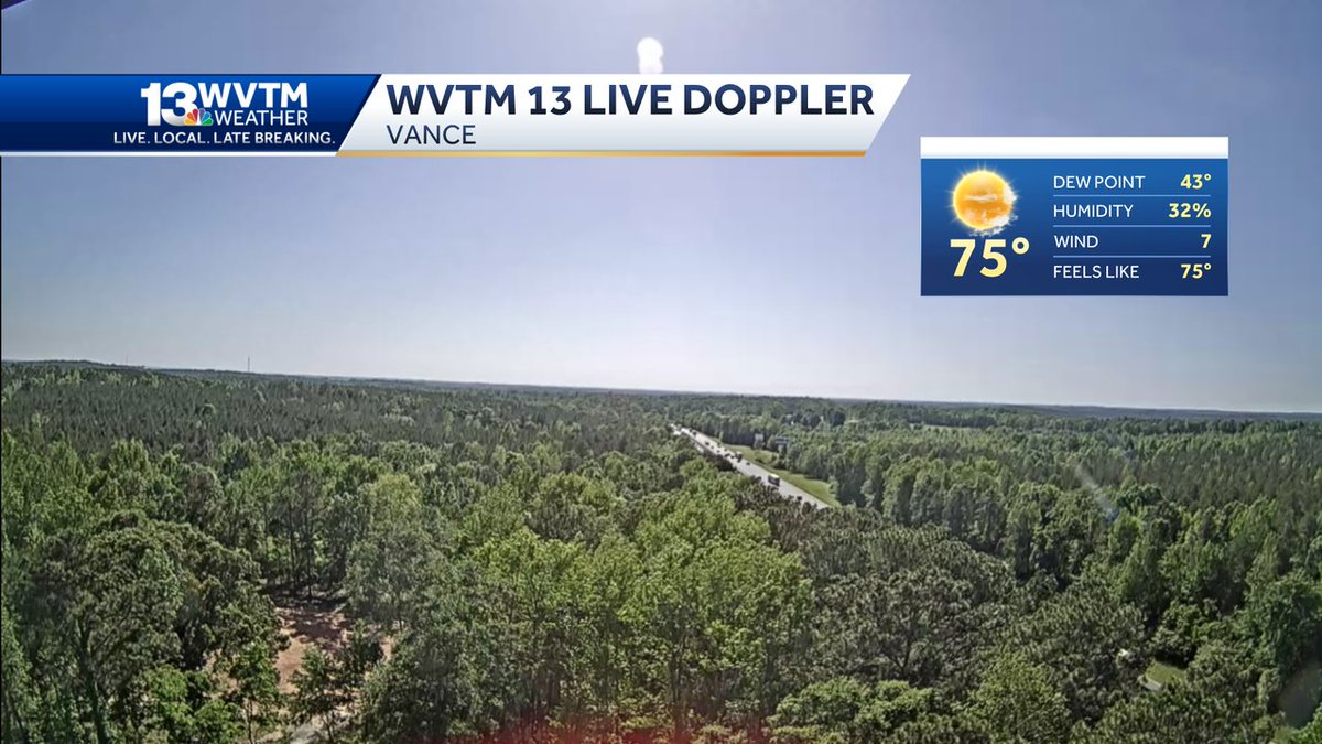 Check out this live look from our #WVTM13 Live Doppler. wvtm13.com/weather