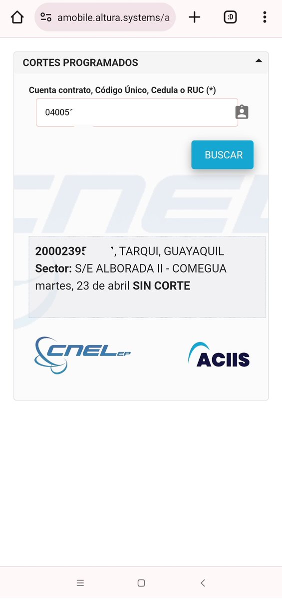 Akm_593's tweet photo. @CNEL_EP Por qué siempre que busco los horarios me sale esto? Justamente ahora estoy sin energía eléctrica https://t.co/bw0KpUnRJb