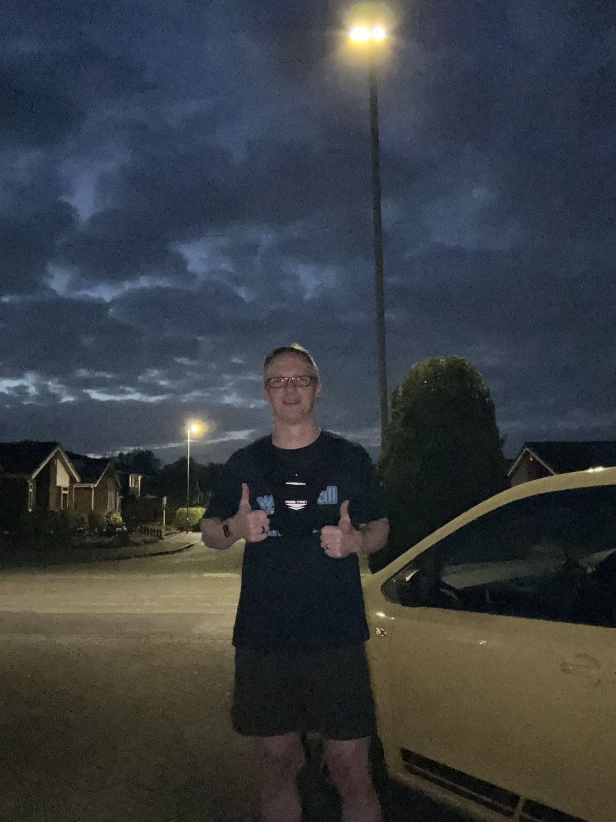 MikeBellSN's tweet photo. Final steady run tonight before the big day on Sunday. A mixture of excitement and nervousness. @PAPYRUS_Charity #SuicidePrevention #mikesmarathon @JustGiving https://t.co/qILkObqCZw