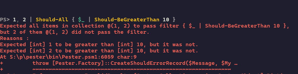 nohwnd's tweet image. I am bringing assert sweetness to #pspester.