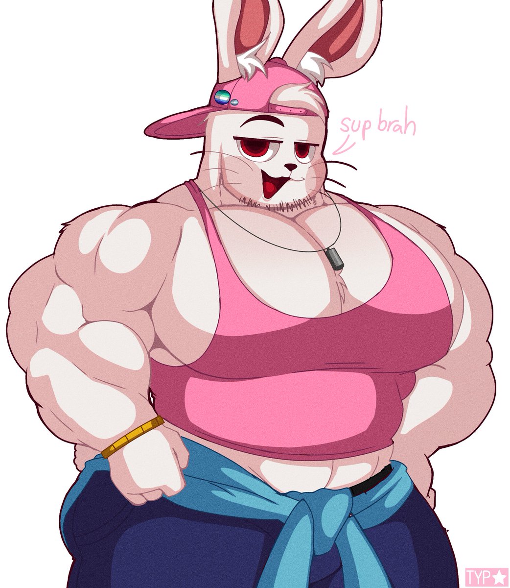 silly bunny guy redesign :33 #bara