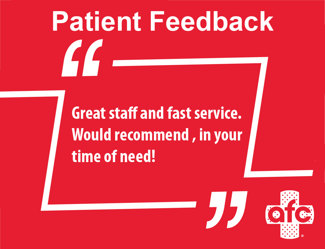 Check out this recent review from a patient. AFC Urgent Care in Aston, PA is open 7 days a week for your urgent care needs.
.
#Review #Feedback #UrgentCare #AFCUrgentCare