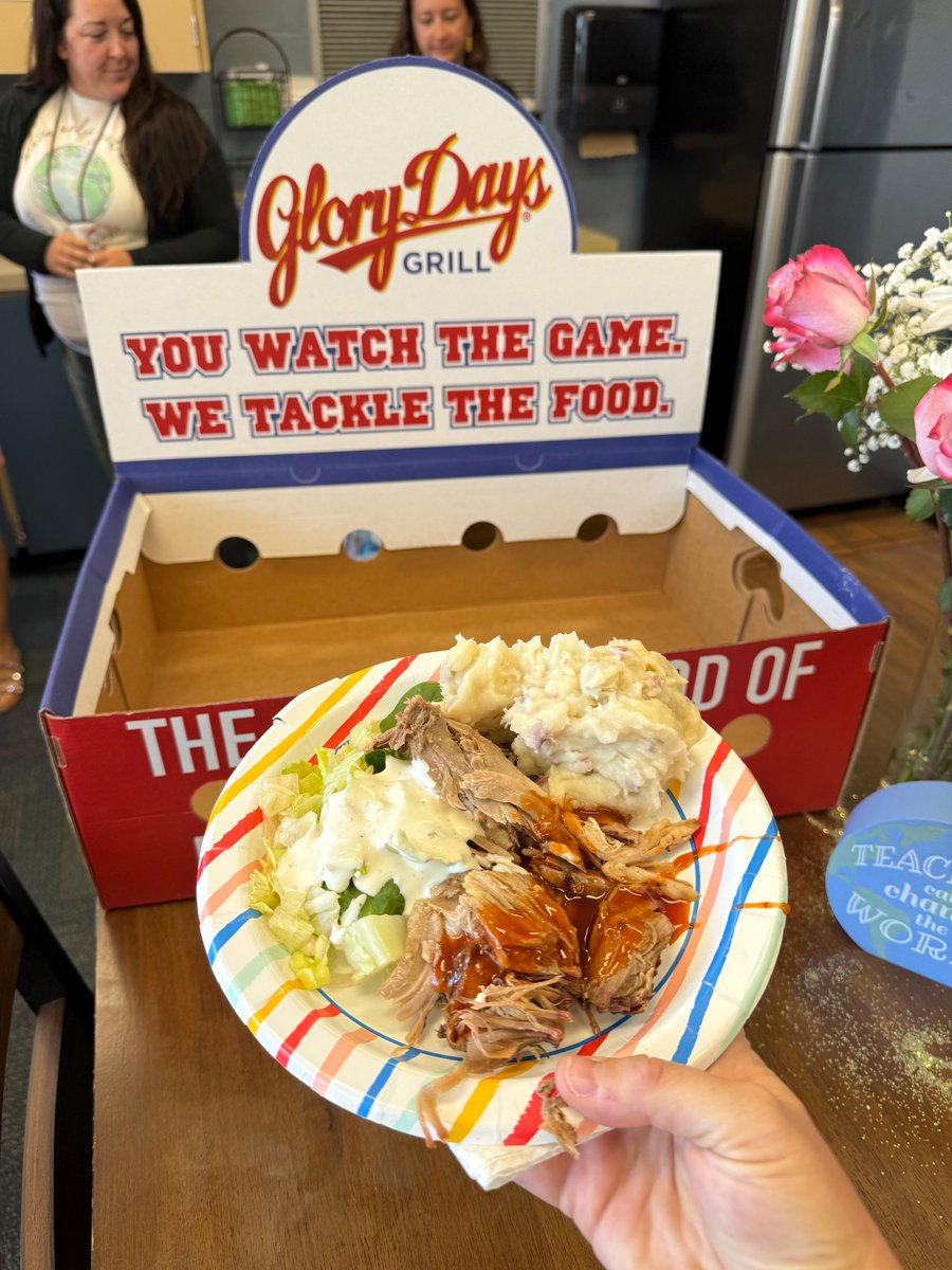 Teacher appreciation week at <a href="/HCPSLanier/">Lanier Elementary</a> is in full swing! Thank you <a href="/GloryDaysGrill/">Glory Days Grill</a> and Motivational Mug for the fuel!