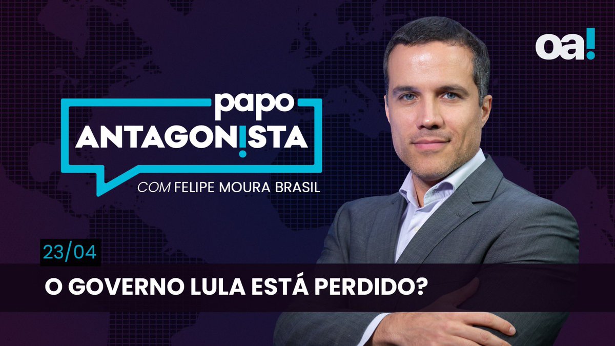 Papo Antagonista de hoje: youtube.com/live/4d_JW1iYM….