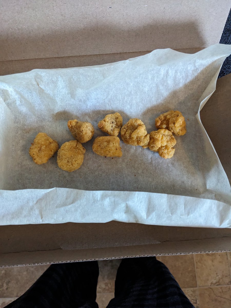 FroasisTim's tweet photo. WTF Dominos, 6.99 for this undercooked small ass chicken. https://t.co/mKWGxkQswM