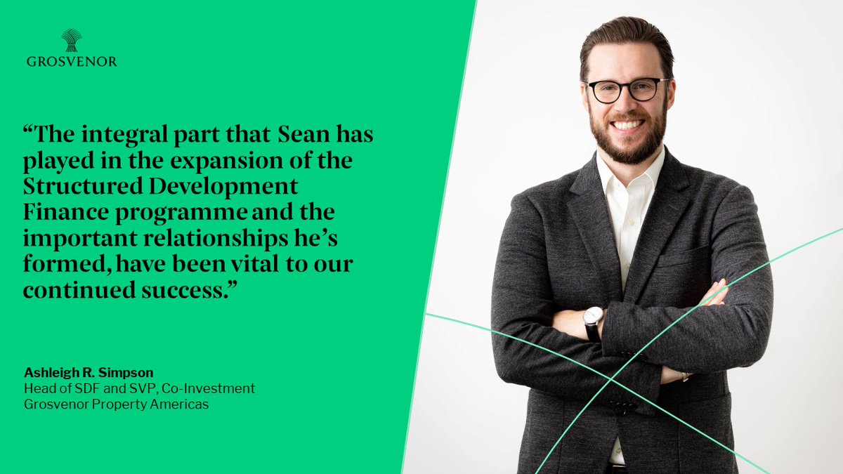 We are pleased to announce Sean Wheeler’s promotion to Senior Vice President, Co-Investment. Sean plays an integral role in our North American Structured Development Finance business, which provides capital to leading residential &amp; multifamily developers. lnkd.in/gcNk4tJS