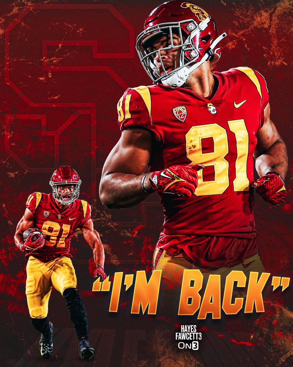 BREAKING: Former USC WR Kyle Ford, who spent last season at UCLA, is transferring back to USC, he tells @on3sports The 6’3 220 WR will have 1 year of eligibility remaining “My fault I was trippin. #Committed” on3.com/db/kyle-ford-7…