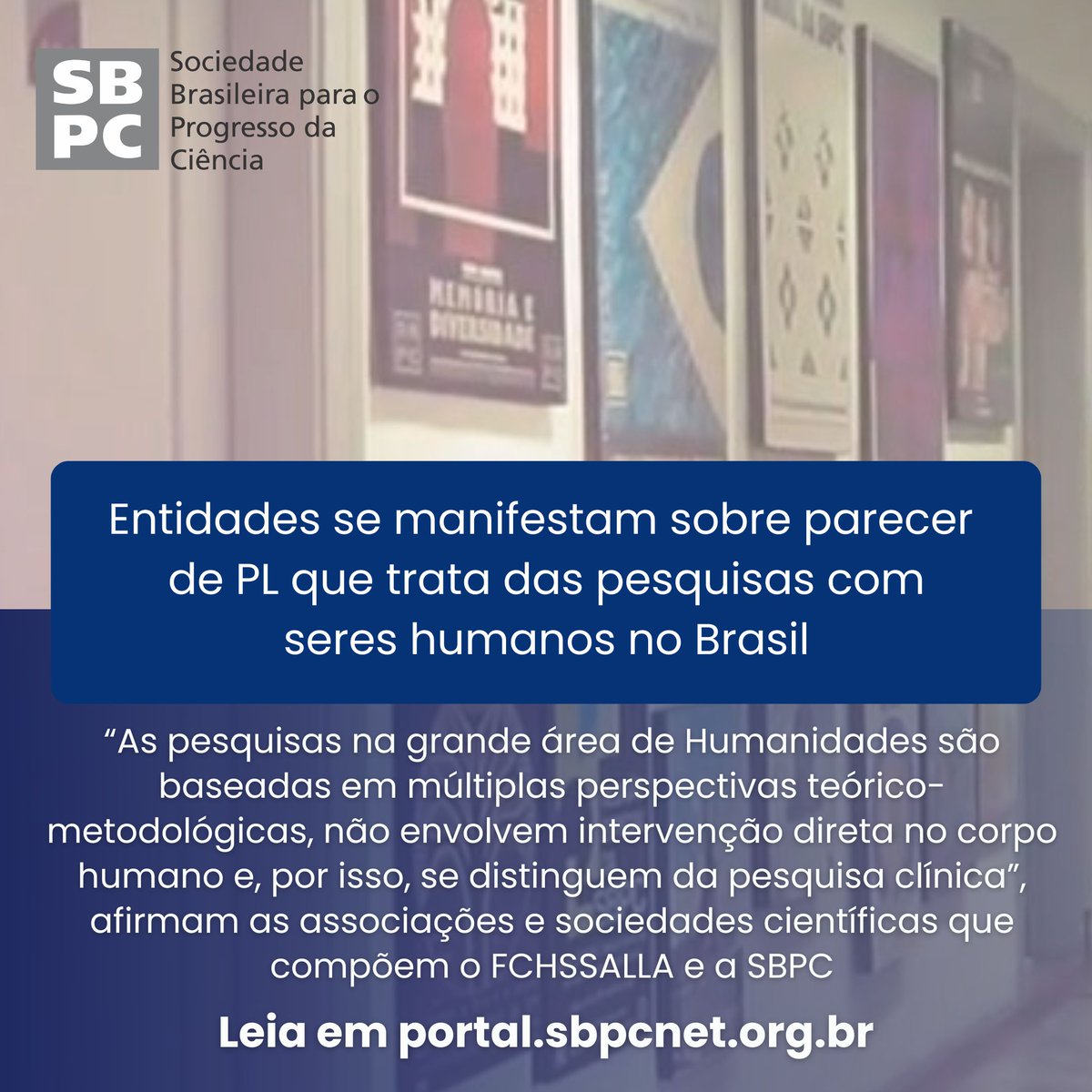 No documento, as instituições solicitam a manutenção de parágrafo sobre o Termo de Consentimento Livro e Esclarecido do projeto de lei. Confira no #JornalDaCiência: jornaldaciencia.org.br/entidades-se-m…