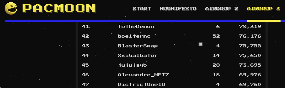 Alexandre_NFT7's tweet photo. What a journey! 

With  the @pacmoon_ season 3, I managed to ranked in the top 50 (not over), but more than that I managed to: 

- Won more than 250 followers (more than 10% of what I have before)
- Learn to use AI to make dope song (I never used AI for that before)
- Had a lot of fun creating dope content (shoutout to @KMbappe and his transfert to the Pacmoon Football Club) 
- Perfect my skills in video editing 

And the best is that I will get rewarded for that! 

Such a blessing to live in this web3 world with dope project like @pacmoon_ 

Shoutout to the legendary team: @LambolandNFT @PacMoonIntern @BobbyBigYield @BlastBoyStrong