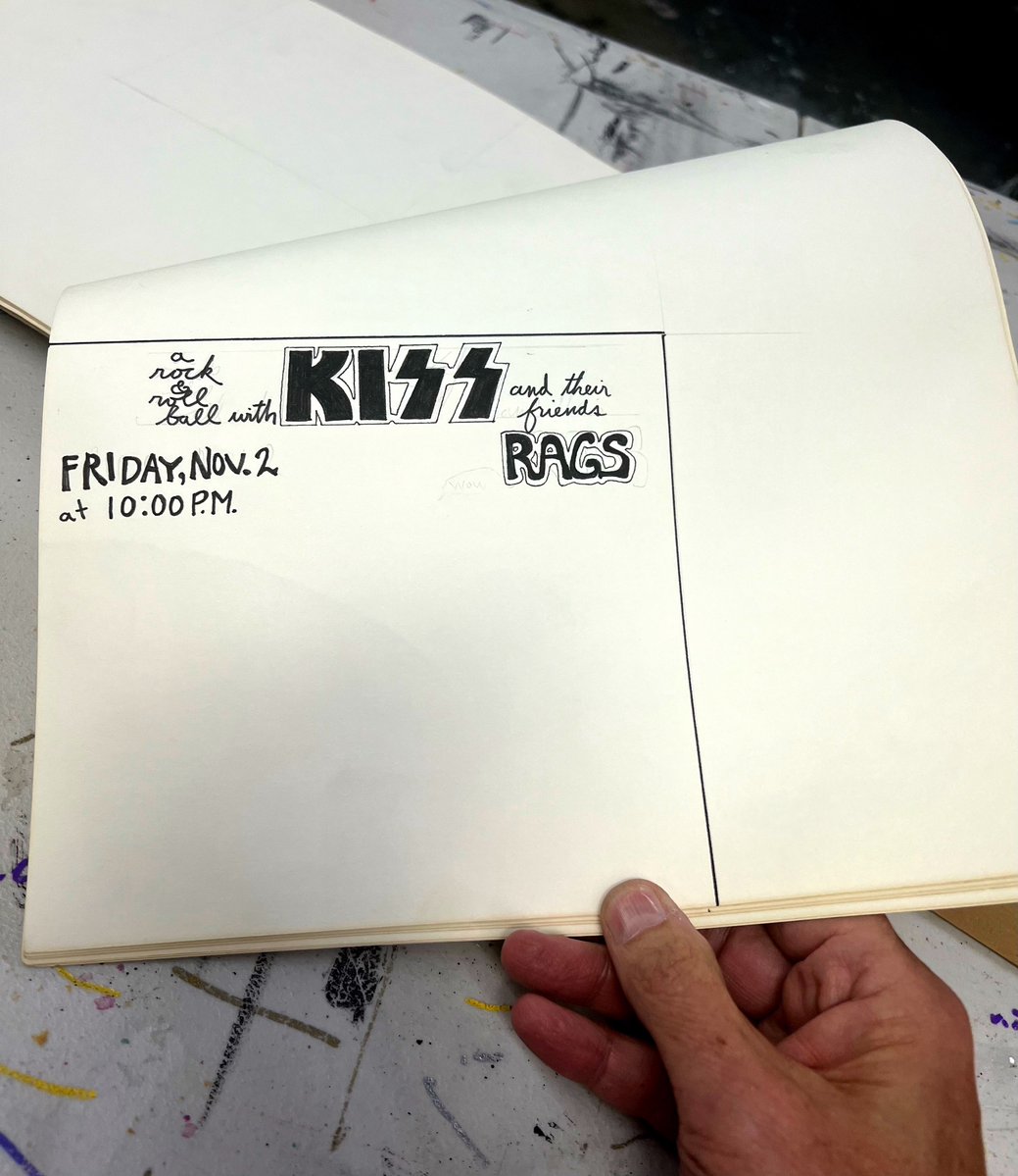 Going Through My Sketchbooks At The Warehouse! So many drawings and layouts from 1973.