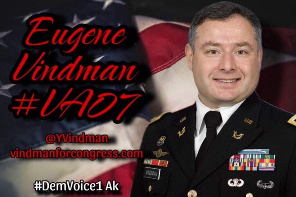 #DemVoice1 #DemsUnited Eugene Vindman is not done serving! I can’t think of anyone better qualified to take on Trump and MAGA Republicans. @YVindman will defend rights and freedoms Project 2025 plans to take away. Eugene’s family arrived from Ukraine to NYC in 1979 where he
