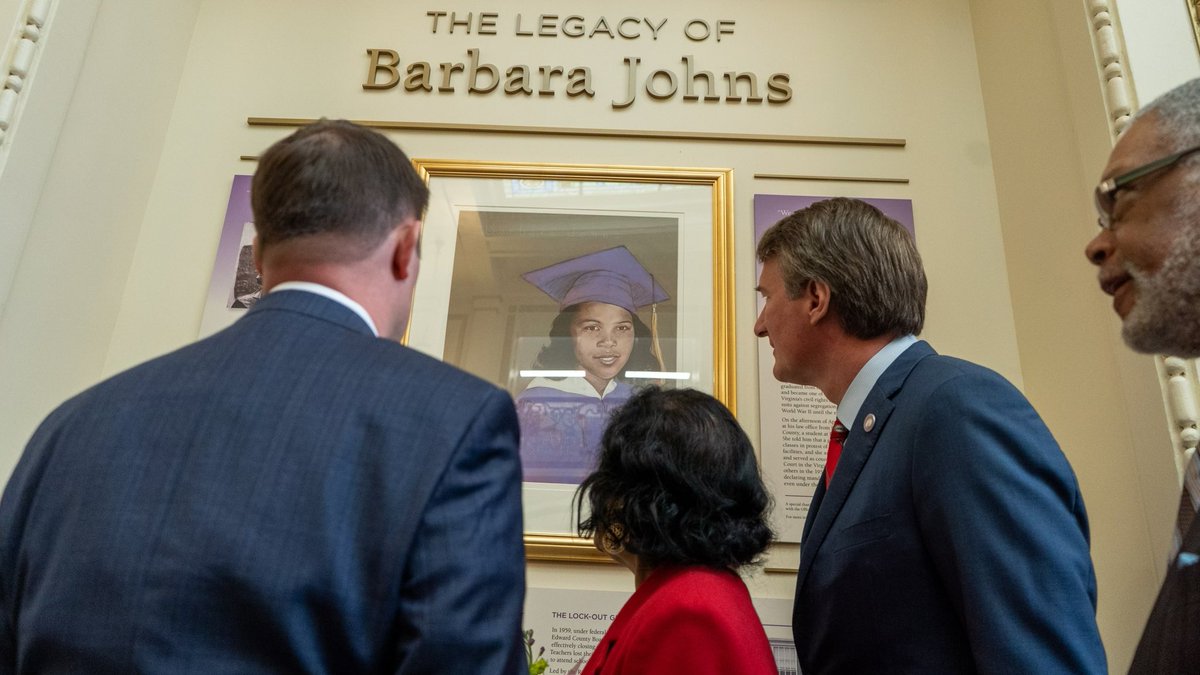 Today, we celebrate the legacy of the great Virginian Barbara Johns. By standing up for what she knew was right, she helped cement a better future for the Commonwealth, and in doing so perfectly showcased the Spirit of Virginia.