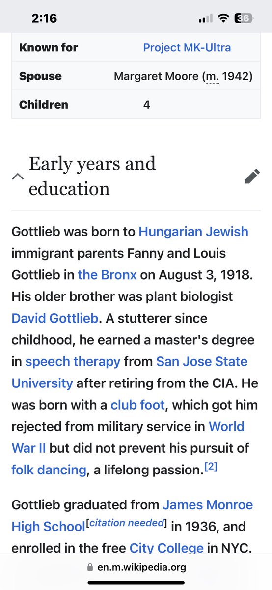 The Head “Nazi” who ran MK ultra mind control experiments was Sidney Gottlieb He tortured people on LSD and other drugs to see if they could control peoples minds