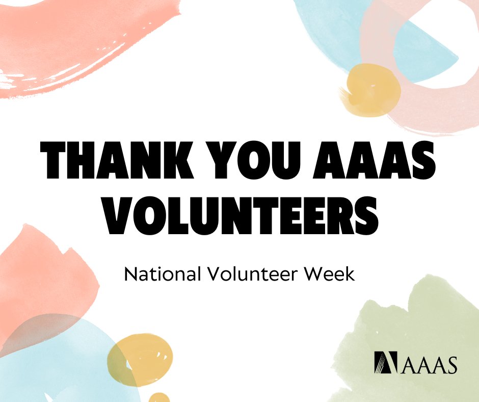 What's your favorite part of being a AAAS volunteer? Weigh in on our Member Community thread: members.aaas.org/discussion/wha… #VolunteerAppreciationWeek