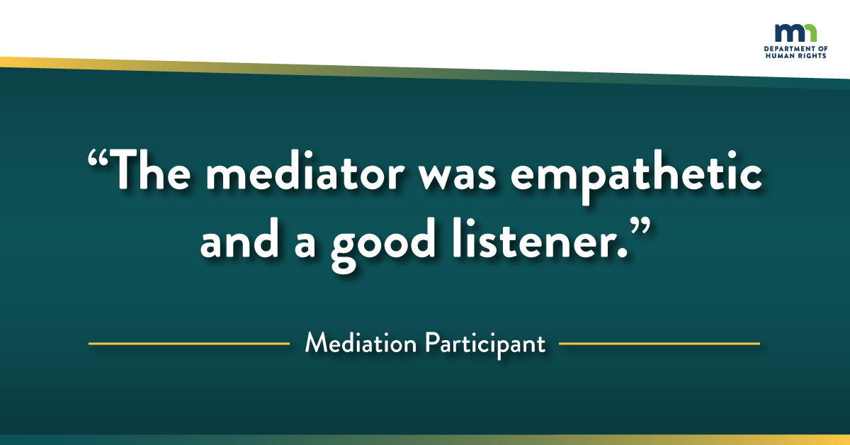 Happy #VolunteerAppreciationWeek! We’re grateful to our volunteer mediators who listen, repair relationships, and help Minnesotans find solutions to move forward.