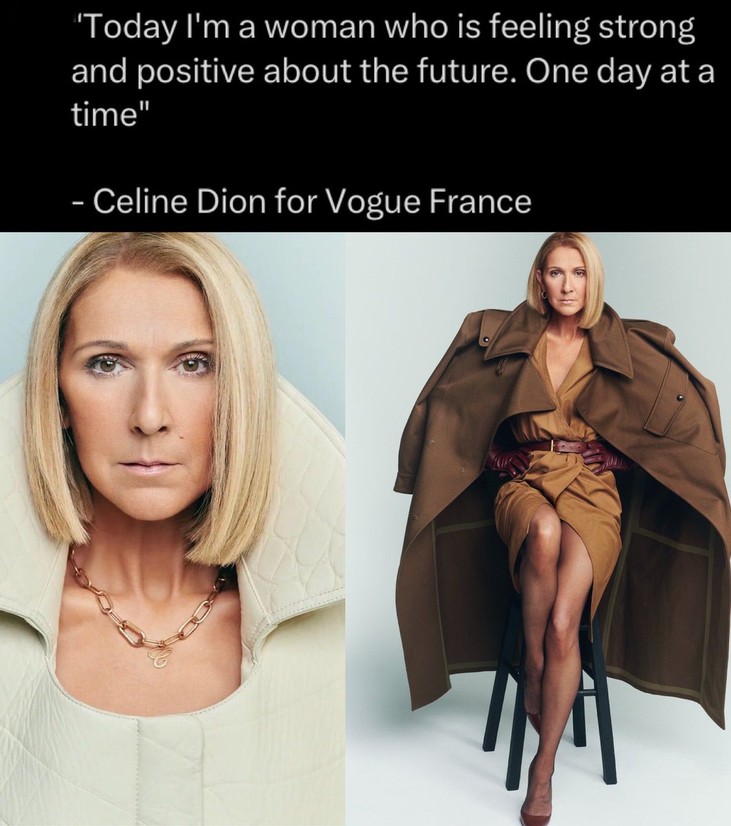 Mother has returned. #CelineDion #CelineDionxVogueFrance