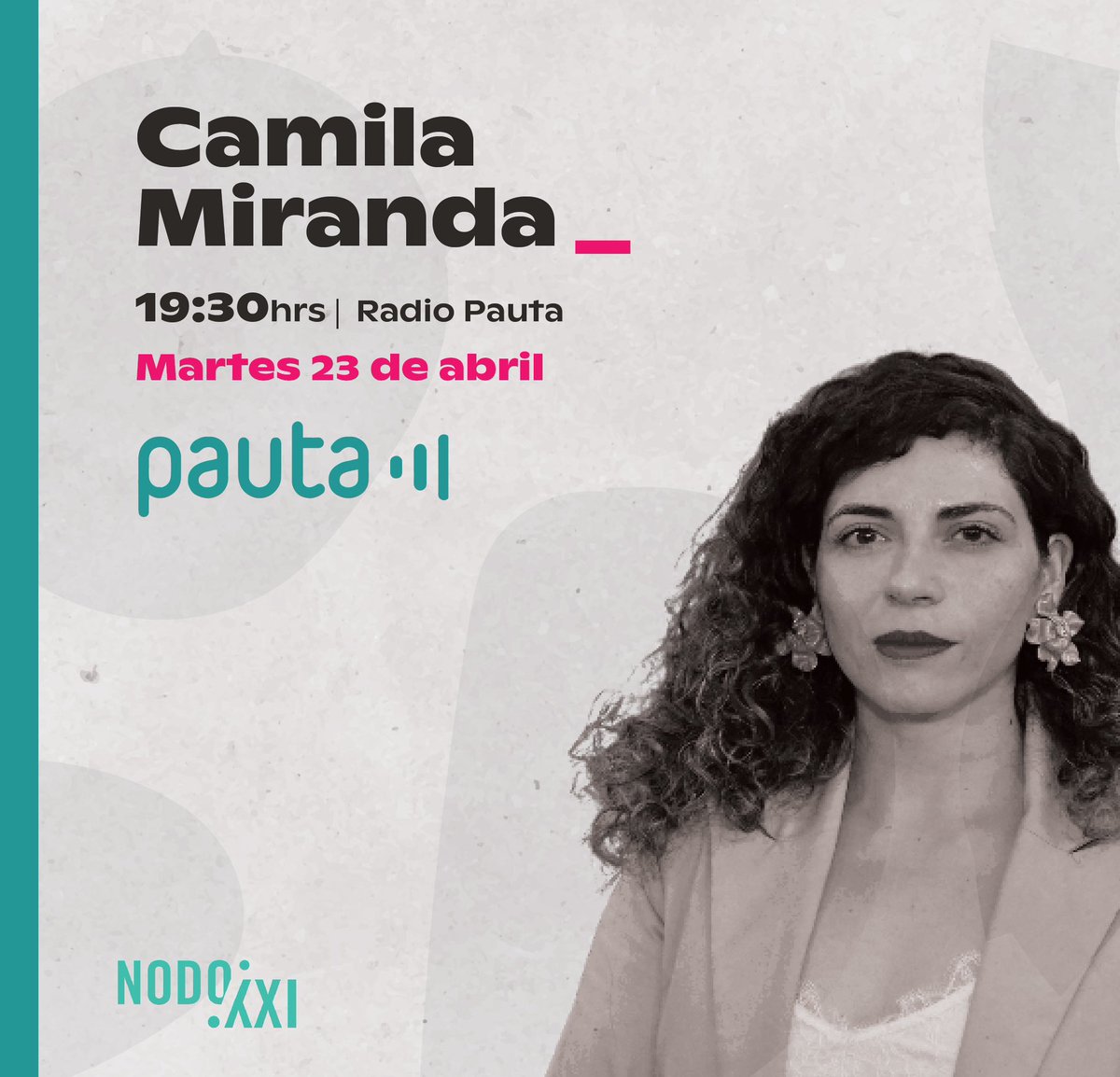 👉🏽HOY a las 19:30hrs sintoniza a @CamilaMirandaMe en Radio Pauta @Pauta_cl 📡💬 🔗 Conéctate acá: pauta.cl/radio-en-vivo/ 👈🏽