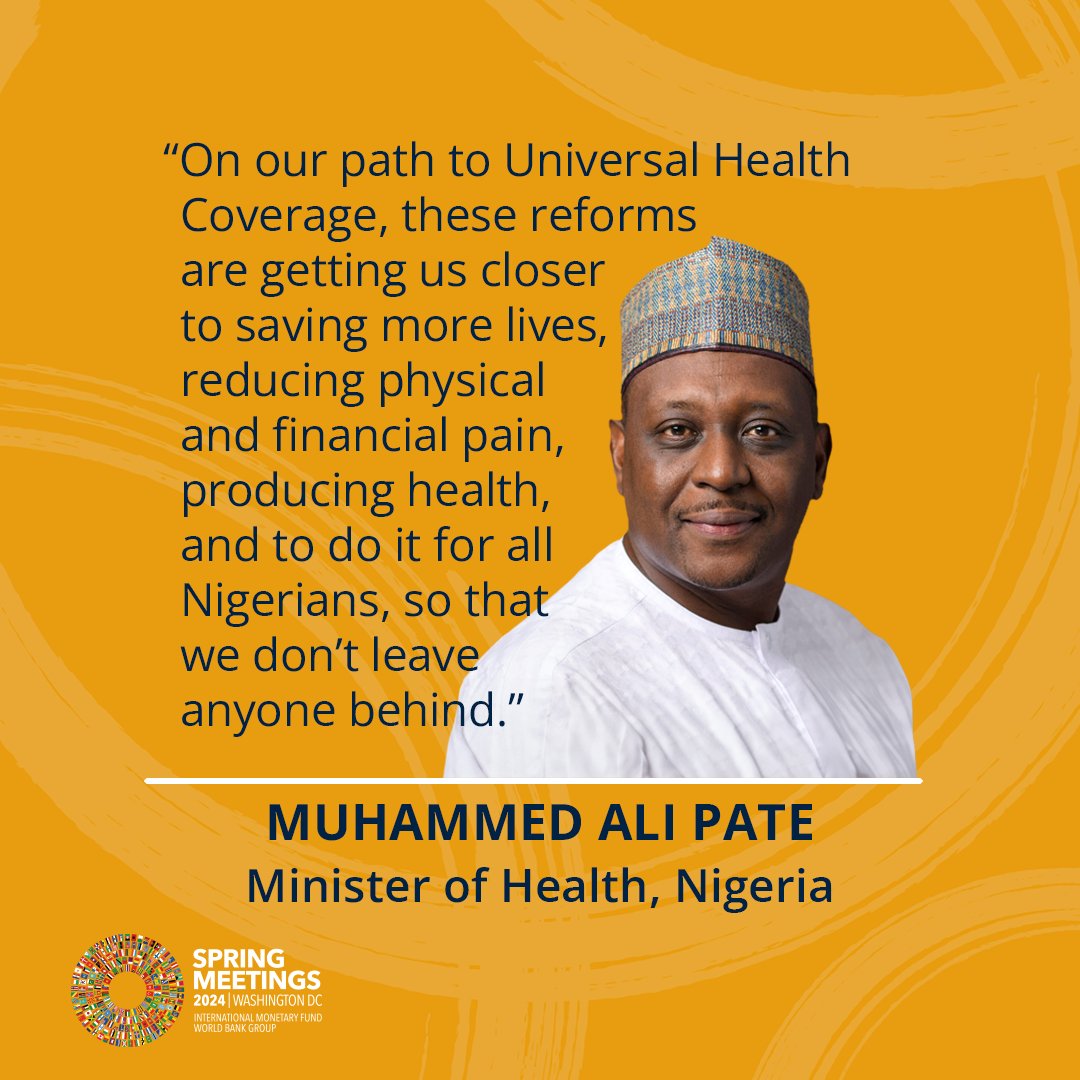 Watch the discussion with @muhammadpate @DrSenait @smindrawatii on unlocking human capital and economic dividends for countries through affordable accessible health care. wrld.bg/3zG650RmG7r