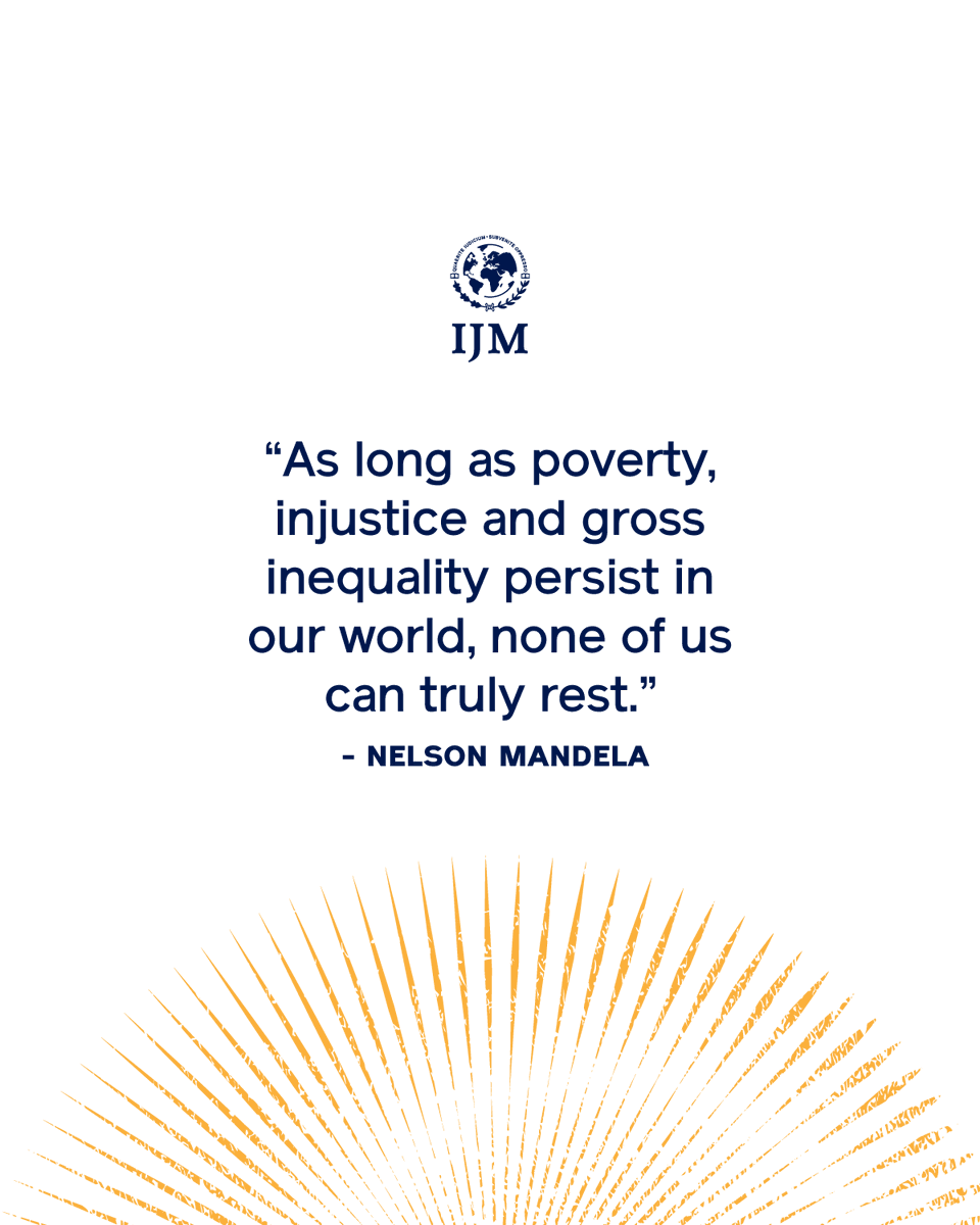 We can’t ignore injustices like slavery and violence. #Injustice anywhere is a threat to #justice everywhere, whether it's on our doorstep, or thousands of miles away. Let's work to build a world where all are truly safe and free >> IJMUK.org