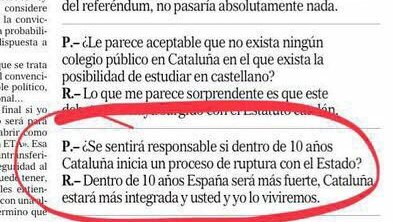 Repite lo que dijo Zapatero en 2006 cuando le preguntaron por el Estatuto de Cataluña Todo un visionario