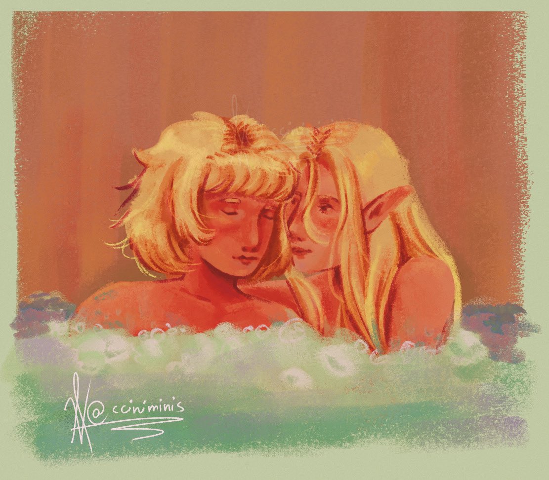 cciniminis's tweet photo. #farcille #dungeomeshi #DeliciousinDungeon #lesbianvisibilityweek https://t.co/FhIDyqpS3J