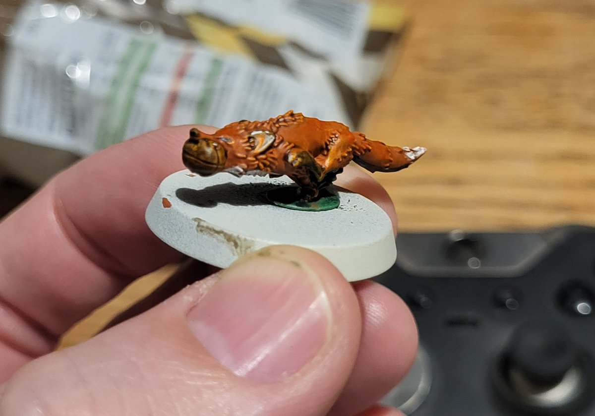 BowlNe1's tweet photo. #2DayChallenge is over. Unfortunately I didn't manage to finish the team but I'm very far in. Just need to finish a few things off and get the bases done. So I'll be carrying on for the rest of the week. Happy with the progress. Love this good boy. https://t.co/MsVGUIXbPB