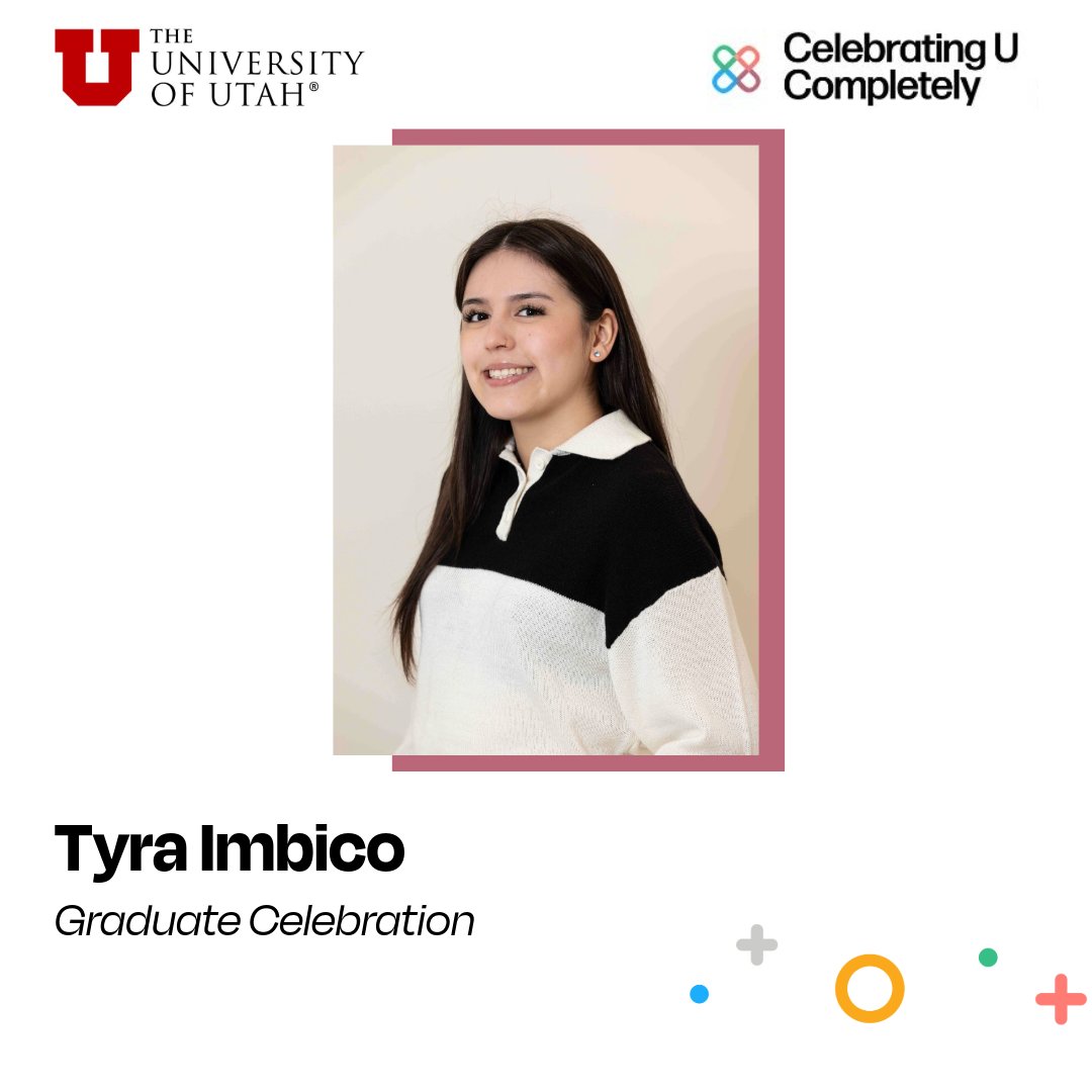 🥳 Congrats to Tyra Imbico 🥳 'I have always been the type of person to try to do everything by myself, but nobody can do that so I want to thank my select friends and family for giving me a safe space to ask for help [...]' ~ Tyra Imbico 💻 loom.ly/iwwdL9o @uutah