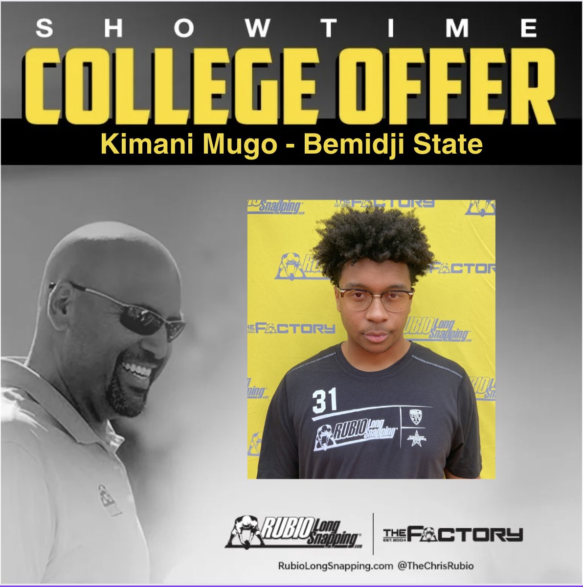 SHOWTIME!!!

Rubio Long Snapper Kimani Mugo (transfer) has picked up an offer to....

#RubioFamily | #TheFactoryJustKeepsOnProducing