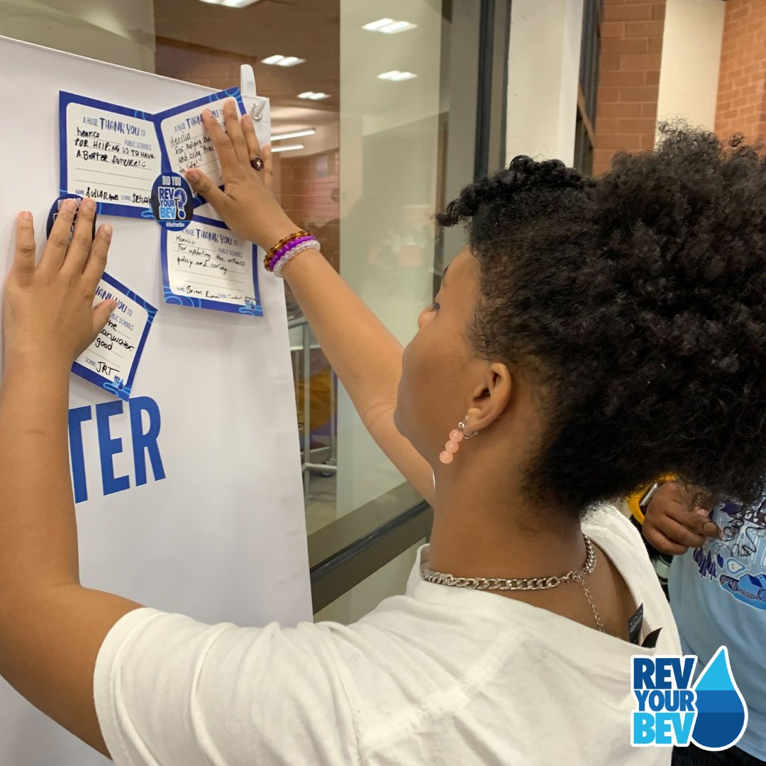 Henrico County Public Schools updated their wellness policy, and JR Tucker celebrated BIG! 🌟 Virginia school divisions, visit revyourbev.com to partner with @revyourbev & gain access to free resources. 📲 #RevYourBev #RevYourBevWeek #YStreetMovement @HealthyYouthVA