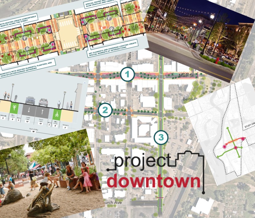 CityofLittleton's tweet photo. What should Downtown Littleton look like in the future? Check out three proposed concepts from Project Downtown, a planning effort guided by local feedback. Take the survey and make your voice heard! Click here: https://t.co/l2xDHuns8j https://t.co/HxtHLIWjfB